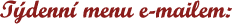 Menu emailem
